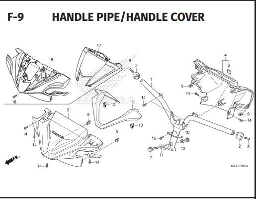 Katalog Suku Cadang Honda Vario 125 K2V