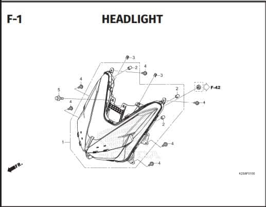 Katalog Suku Cadang Honda Vario 160