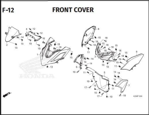 Katalog Suku Cadang Honda Vario 160