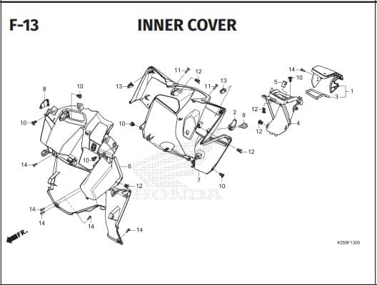 Katalog Suku Cadang Honda Vario 160