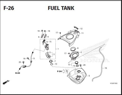 Katalog Suku Cadang Honda Vario 160