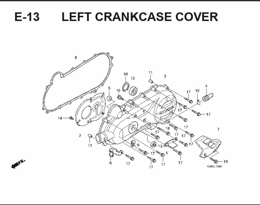 Katalog Suku Cadang Honda Vario Techno