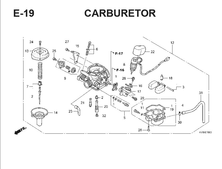 Katalog Suku Cadang Honda Vario Techno