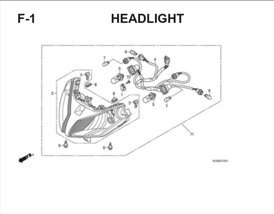 Katalog Suku Cadang Honda Vario Techno