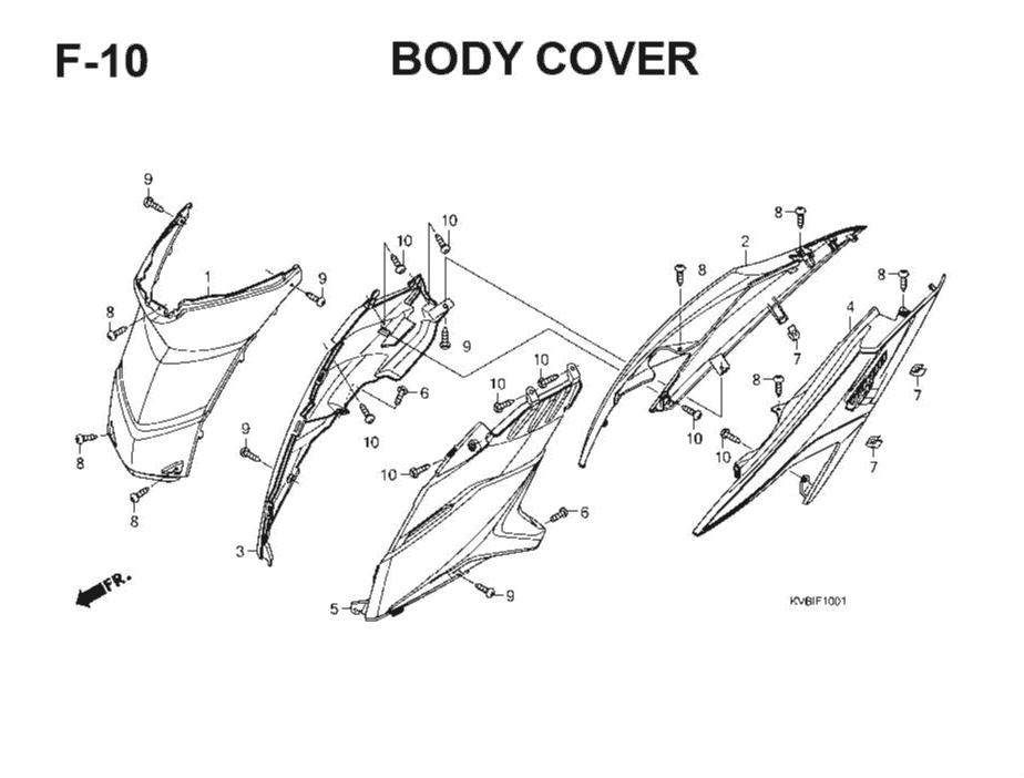 Katalog Suku Cadang Honda Vario Techno