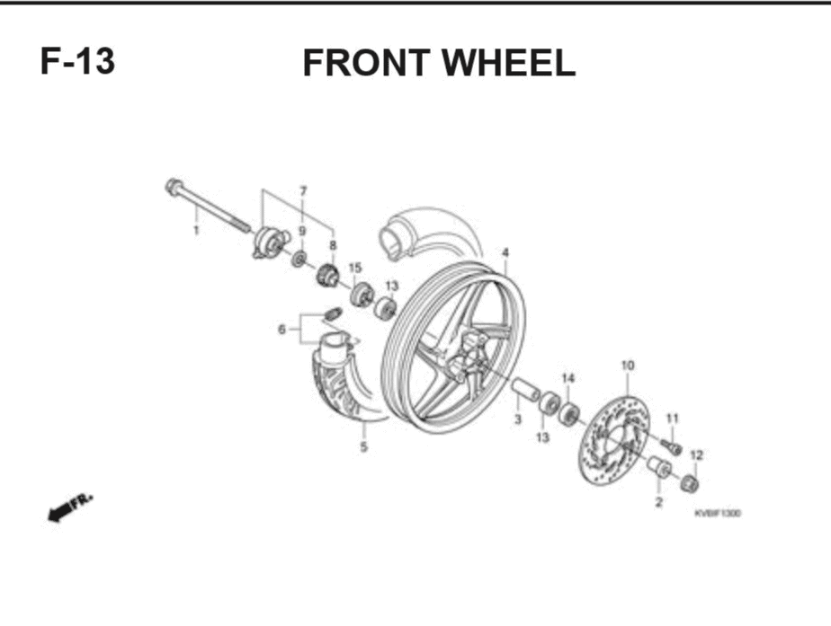 Katalog Suku Cadang Honda Vario Techno