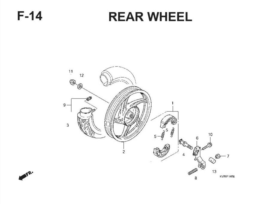 Katalog Suku Cadang Honda Vario Techno