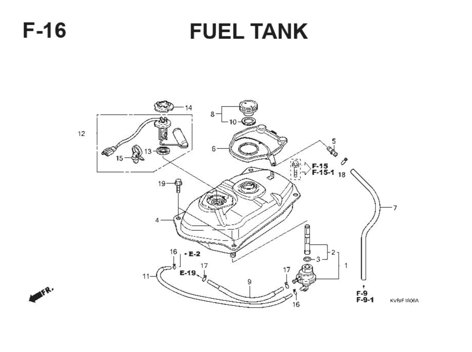 Katalog Suku Cadang Honda Vario Techno