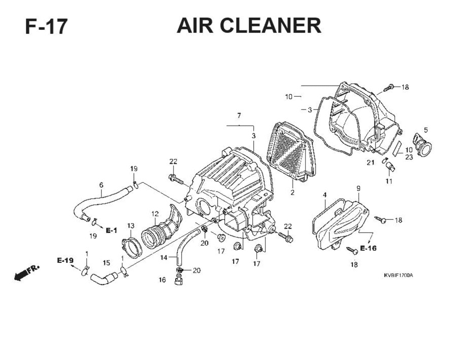 Katalog Suku Cadang Honda Vario Techno