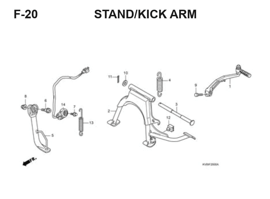 Katalog Suku Cadang Honda Vario Techno