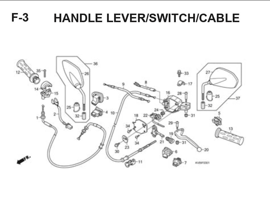 Katalog Suku Cadang Honda Vario Techno