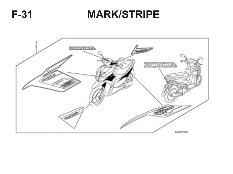 Katalog Suku Cadang Honda Vario Techno