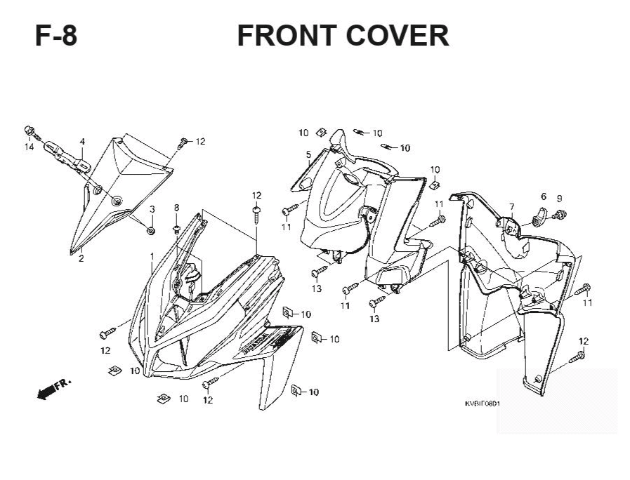 Katalog Suku Cadang Honda Vario Techno