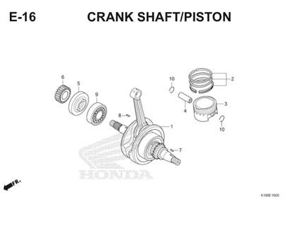 Katalog Suku Cadang Honda Verza 150 K18
