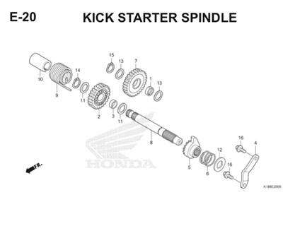 Katalog Suku Cadang Honda Verza 150 K18