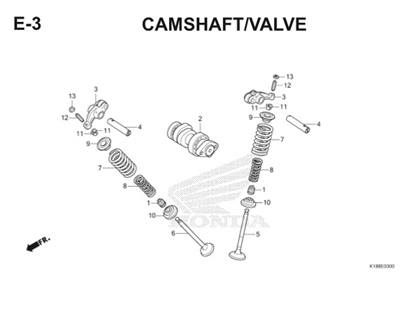 Katalog Suku Cadang Honda Verza 150 K18