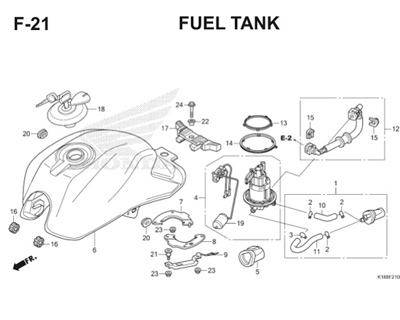 Katalog Suku Cadang Honda Verza 150 K18