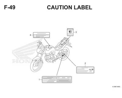 Katalog Suku Cadang Honda Verza 150 K18