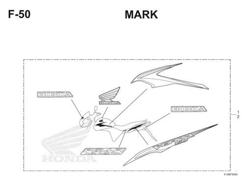 Katalog Suku Cadang Honda Verza 150 K18