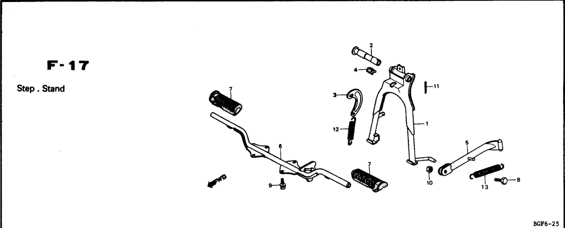 Katalog Suku Cadang Honda WIN GF6