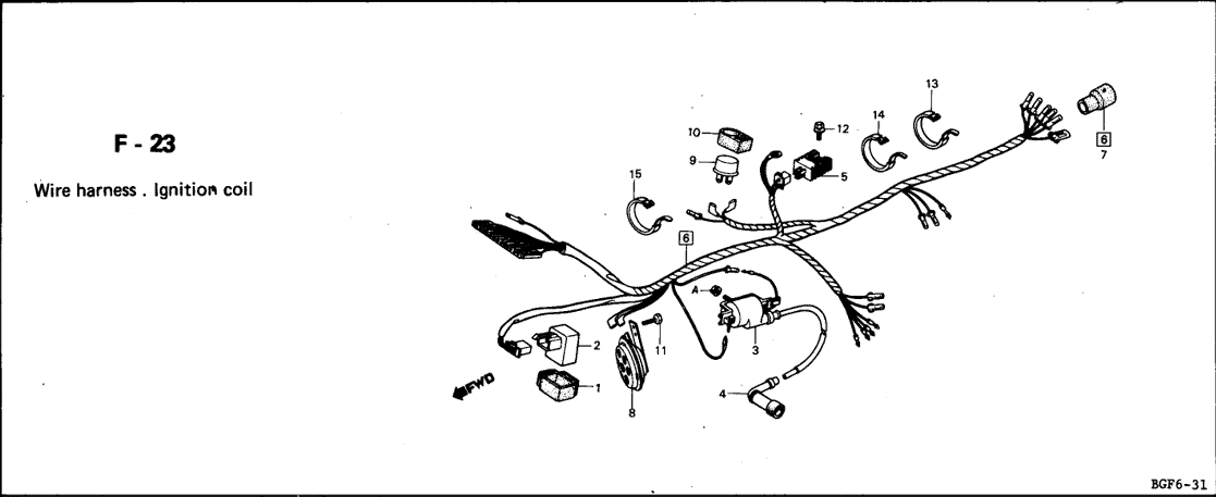 Katalog Suku Cadang Honda WIN GF6