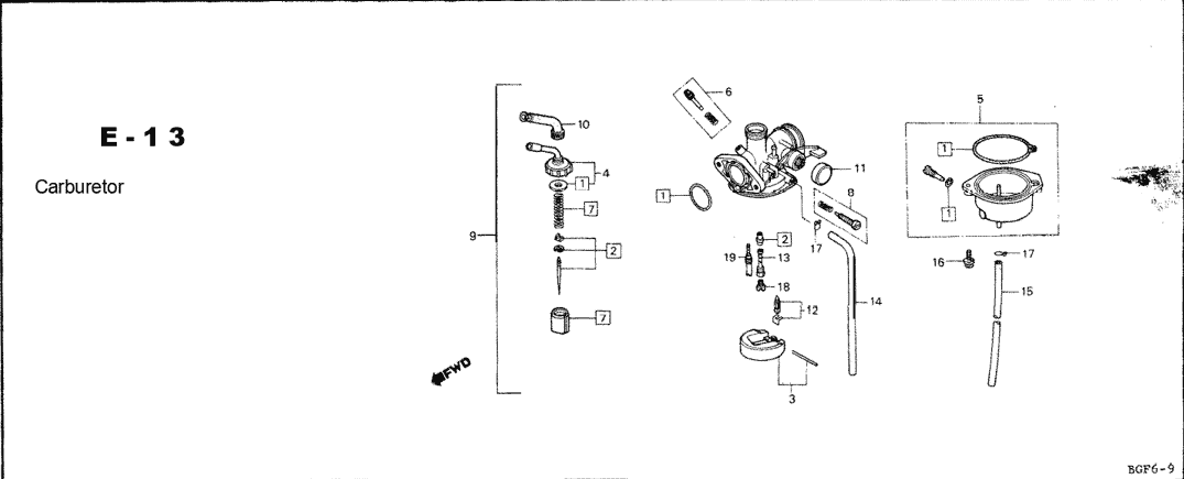 Katalog Suku Cadang Honda WIN GF6