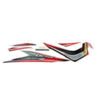 STRIPE RED SILVER L
