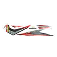 STRIPE RED SILVER R