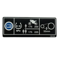 LABEL,TIRE&DRIVE CHAIN