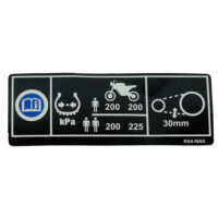 LABEL, TIRE&DRIVE CHAIN