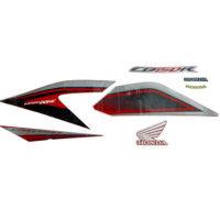 Stripe Set Red Silver L