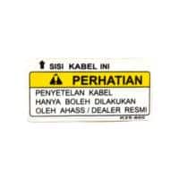 Label CBS Caution