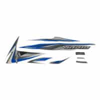 Stripe Blue Silver L