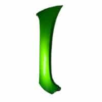 COVER, L. FR *BRIGHT LIME GREEN METALLIC