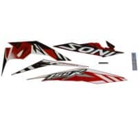STRIPE SET R RED WHITE