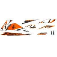 Stripe Set L Black Orange